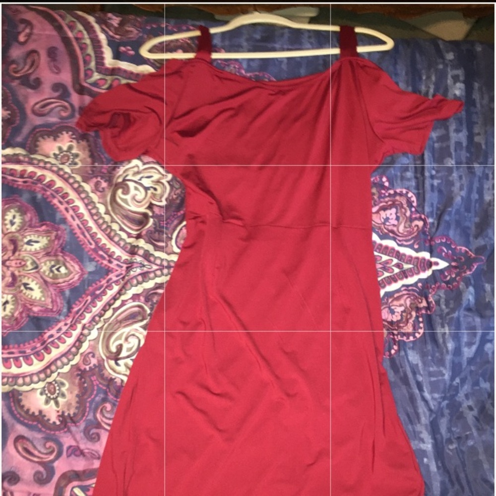 cold shoulder mini dress